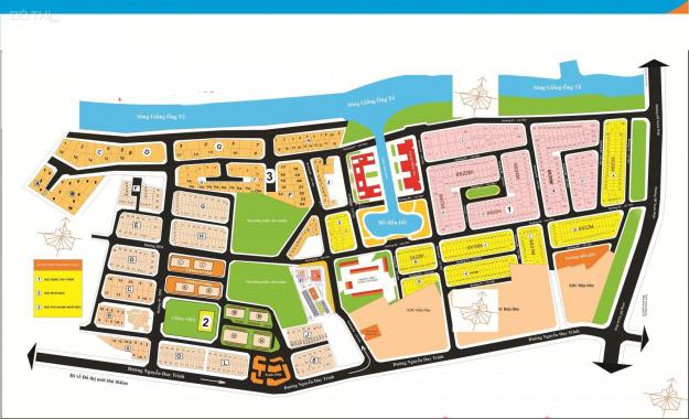 Bán đất Đông Thủ Thiêm đường 56 mặt tiền kinh doanh gần chợ tân lập 229,5m2, 131 triệu/m2