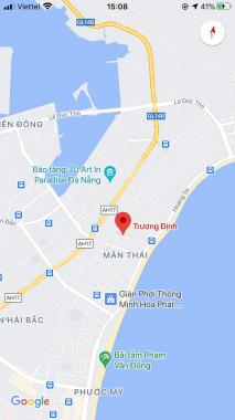 Bán đất đường Trương Định, Phường Mân Thái, Quận Sơn Trà. DT: 77,4m2, giá: 5,5 tỷ