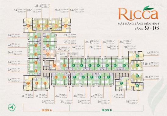 Giỏ hàng những căn đẹp giá tốt dự án Ricca Q9