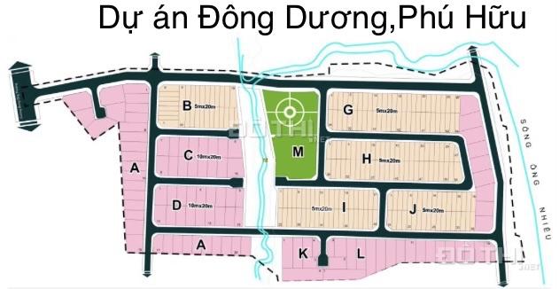 Chuyên bán đất nền dự án cty Đông Dương đường Bưng Ông Thoàn, Phú Hữu, giá tháng 07/2021
