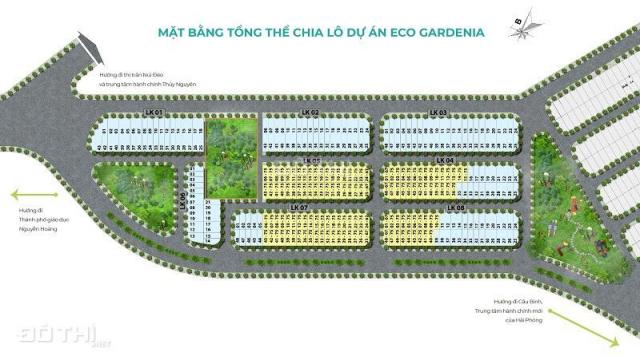Bán đất nền dự án tại dự án KĐT Quang Minh Green City, Thủy Nguyên, Hải Phòng diện tích 75m2