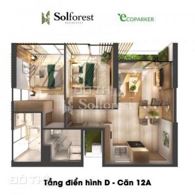 Không đủ tài chính tiếp tục nên em cần nhượng lại căn hoa hậu 2PN, 2VS của Sol Forest LH 0869096993