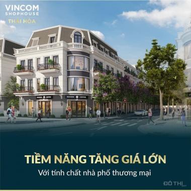 Bán Vincom shophouse Thái Hòa từ 3,3 tỷ trực tiếp CĐT Vingroup, 0976659924