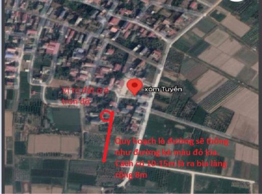 Hàng hot tại thôn Tuyền, xã Đông Xuân, huyện Sóc Sơn tài chính chỉ hơn 400 triệu, DT 60.7m2, MT 6m