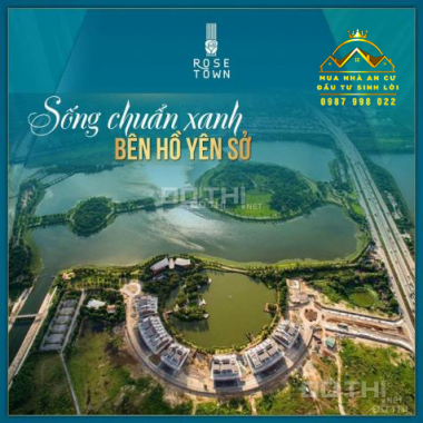 Chung cư view hồ giữa Hà Nội - 1.8 tỷ - 2 PN, 71 m2 - đại đô thị 6 tòa - quần thể siêu tiện ích