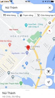 Bán đất đường Núi Thành, Phường Hòa Cường Bắc, Quận Hải Châu. DT: 45m2 giá 2,35 tỷ