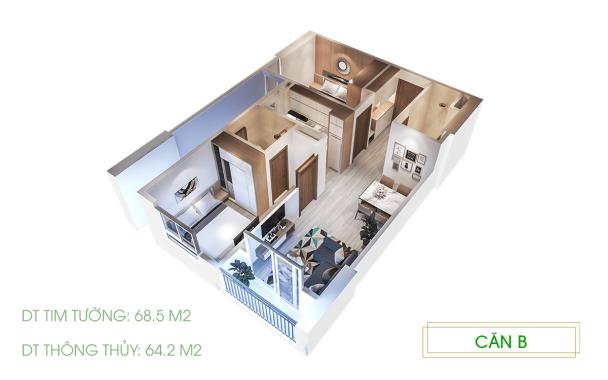 Bán căn hộ Ecolife Riverisde 65m2 2PN chỉ từ 350 triệu nhận nhà ngay - 0965268349