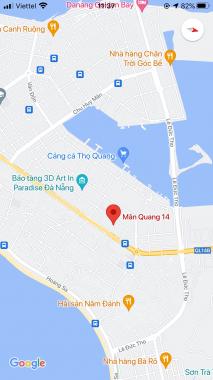 Bán đất: Mặt tiền Đường Mân Quang 14, phường Thọ Quang, Sơn Trà DT: 86,5 m2. Giá: 3,5 tỷ