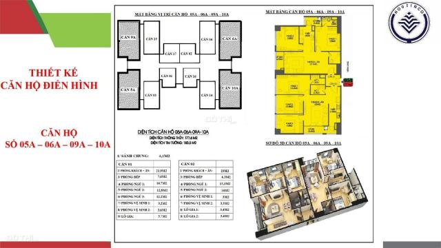 Cần bán căn góc siêu vip 177,6m2 5PN dự án cao cấp Housinco Nguyễn Xiển tầng đẹp, giá tốt nhất