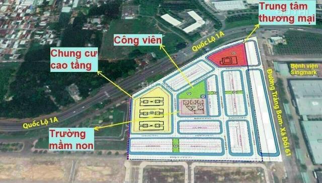 Bán nhà mặt tiền đường Xã Đồi 61 và QL1A, giá chủ đầu tư gần KCN Bàu Xéo, TT. Trảng Bom, Đồng Nai
