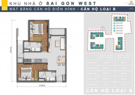 Bán căn hộ chung cư tại đường Tên Lửa - Aeon Bình Tân, 2PN 64m2