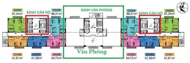 Còn 1 căn 2PN duy nhất, DT 64,8m2 tại DA C1 Thành Công, ký trực tiếp CĐT, LH 0396993328 Trang