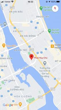 Bán đất đường Phan Huy Chú, Phường Nại Hiên Đông, Quận Sơn Trà DT: 125 m2. Giá: 10,5 tỷ