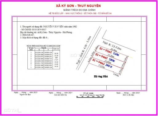 Bán đất Kỳ Sơn giá rẻ chỉ 280tr - 94m2