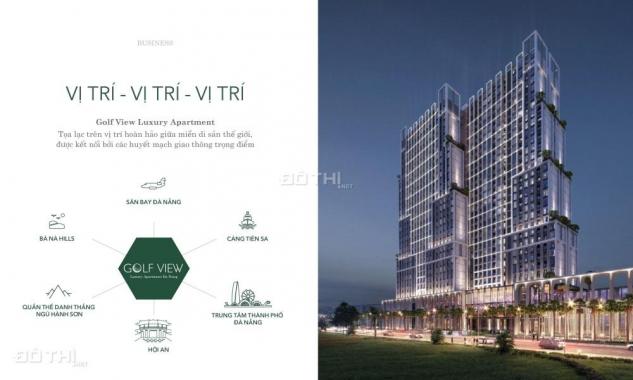 Bán căn hộ chung cư tại dự án Golf View Luxury Apartment, Ngũ Hành Sơn, Đà Nẵng DT 46m2