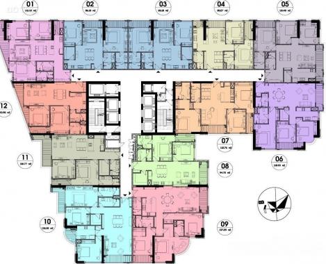 Bán căn hộ 2PN rẻ nhất dự án chung cư cao cấp Hateco Laroma, quận Đống Đa