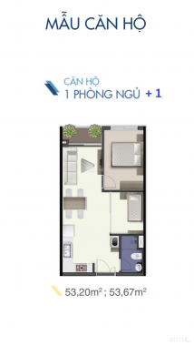 Bán gấp căn hộ Q7 Saigon Riverside liền kề Phú Mỹ Hưng, view sông. Giá: 1,98 tỷ