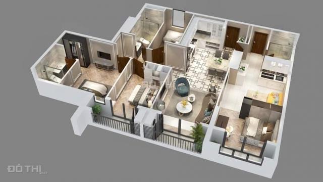 Chung cư Goldmark City bán căn Dt 143m2 3PN bàn giao thô giá chỉ 26 triệu/m2 đóng 50% nhận nhà