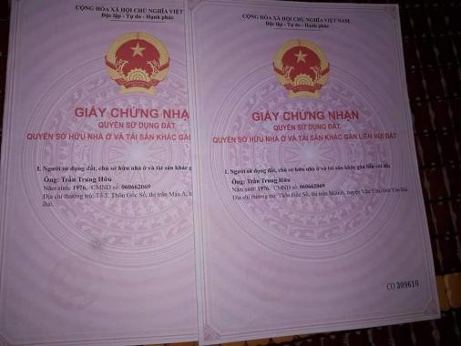 Chính chủ cần bán lô đất tại số 171b đường Trần Hưng Đạo, thị trấn Mậu A, Văn Yên, Yên Bái