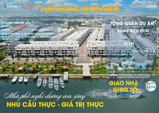 Nhà 3 tầng hiện hữu KDC The Pearl Riverside giá 3,359 tỷ miễn gốc lãi 24 tháng