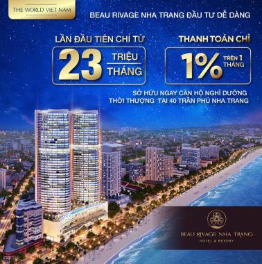 Bán căn hộ biển 40 Trần Phú - Dự án Beau Rivage Nha Trang - Hoa hồng sale 2%