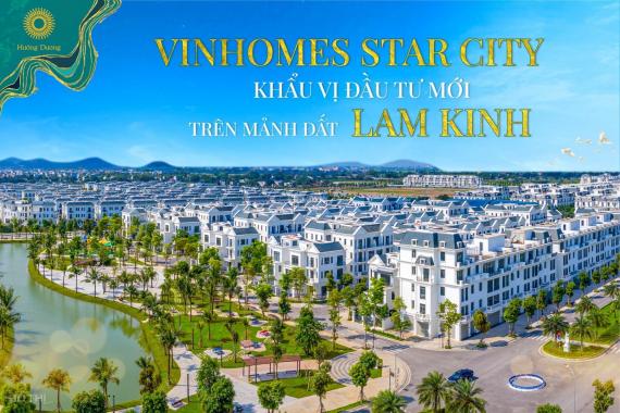 Vinhomes Star City Thanh Hóa, cần bán biệt thự song lập diện tích 180m2 phân khu hướng dương