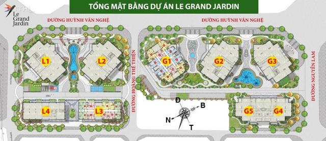 Giá gốc CĐT, bán CH cuối cùng 3PN 3BC view KĐT Vinhomes đẹp nhất tòa G1 Le Grand Jardin, 3.25 tỷ