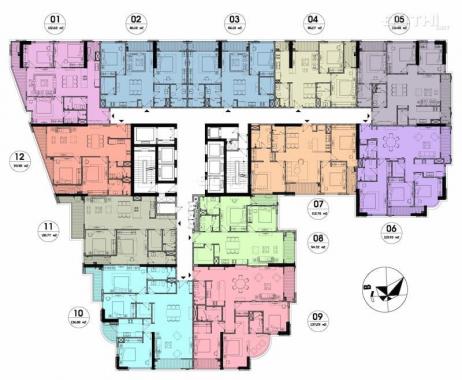 Căn hộ thông tầng Duplex Penthouse chung cư Hateco Laroma - Trung tâm quận Đống Đa view hồ Tây