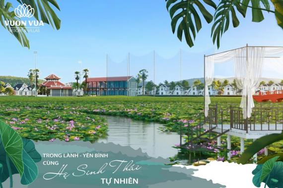 Bán căn biệt thự rẻ DT lớn Vườn Vua Wyndham Thanh Thủy - View Hồ Sen - Lợi nhuận trên 10%/năm
