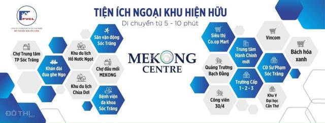 Bán đất nền dự án tại dự án khu đô thị Mekong Centre, Sóc Trăng, Sóc Trăng DT 300m2 giá 3,885 tỷ