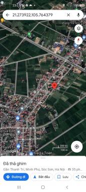 Bán đất tại đường 35, Xã Minh Phú, Sóc Sơn, Hà Nội diện tích 1005m2 giá 2.5 triệu/m2