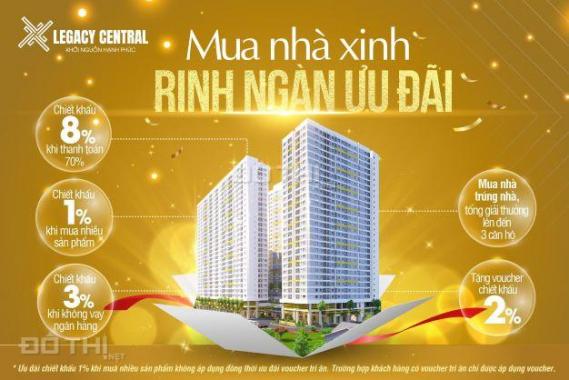 Căn hộ giá tốt nhất Bình Dương chỉ từ 900 triệu, chỉ có tại Legacy Central