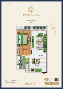 Quỹ hàng chuyển nhượng 1PN/2PN/3PN CC BRG Grand Plaza 16 Láng Hạ mới nhất, tháng 10.2021