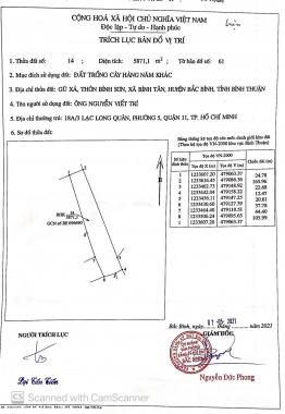 Lô đất đẹp xã Bình Tân 5871m2 gần KDL. Giá tốt, sổ riêng