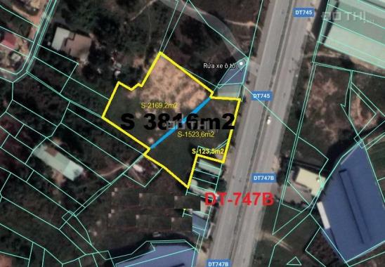 Bán đất tại đường ĐT 747B, Phường Khánh Bình, Tân Uyên, Bình Dương diện tích 3816m2 giá 49 tỷ