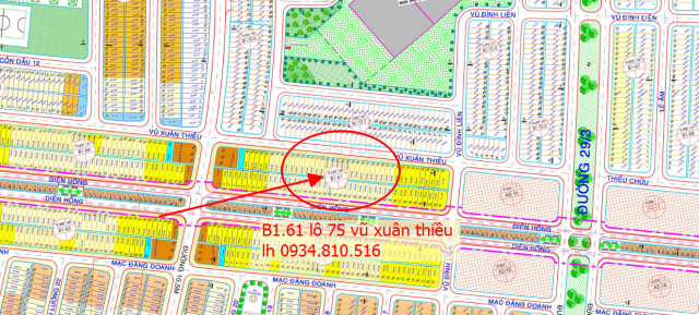 Chính chủ cần bán lô đất đường Vũ Xuân Thiều - Đông Bắc - 100 m2