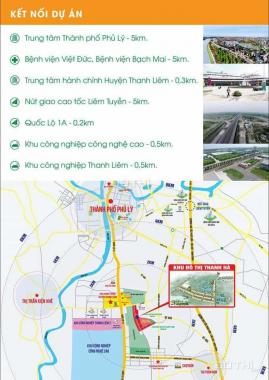 Bán đất nền dự án tại dự án khu đô thị Thanh Hà, Thanh Liêm, Hà Nam diện tích 100m2 giá 10.8 tr/th