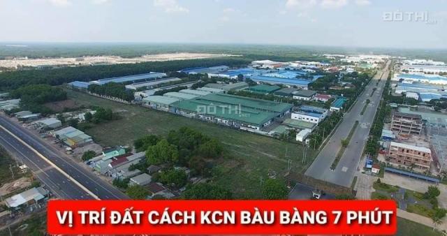 1000m2 KCN Bàu Bàng Bình Dương chỉ 1tr3/m2 sổ sẵn cách Quốc Lộ 13 chỉ 100m