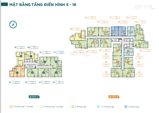 Mua ở, diện tích vừa phải 55m2 1 + 1 PN D’Lusso Emerald, 3.170 tỷ bao thuế phí