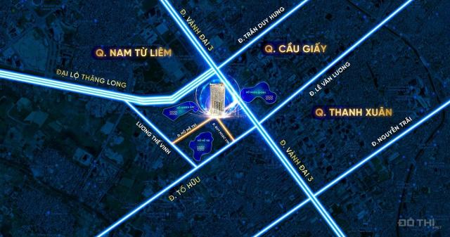 Hàng hiếm, siêu phẩm 2 pn Trinity view Vinhomes Mễ Trì, 100% các pn đều view hồ công viên