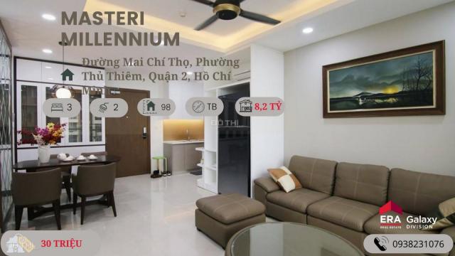 Bán CH Millennium, view Bitexco, đầy đủ nội thất, mát, yên tĩnh, 8,2 tỷ (bao hết) - ML963