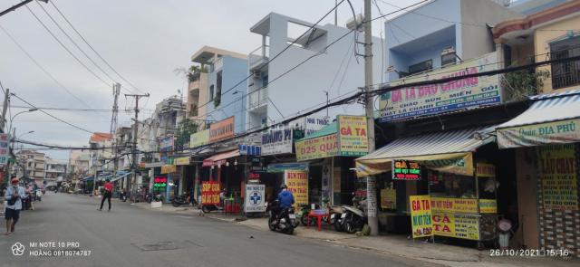 Bán nhà mặt tiền đường D Cư Xá Phú Lâm B, P13, Q6. Con đường sầm uất nhất