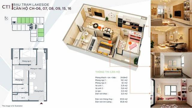 Căn hộ 2PN, 2WC 62m2 giá từ 1.162 tỷ, hỗ trợ vay 65% The Ori Garden Liên Chiểu, Đà Nẵng