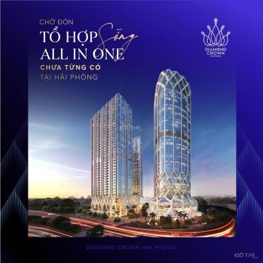 Cực đỉnh mở bán căn hộ studio Diamond Crown Hải Phòng. View cực đẹp