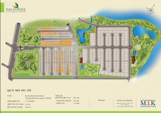 Nhà KDC Park Riverside, P. Phú Hữu, Quận 9. Giá 7,5 tỷ