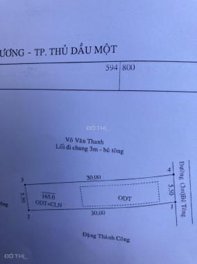 Đất thổ cư nhánh DX 132 phường Tân An TP Thủ Dầu Một Bình Dương