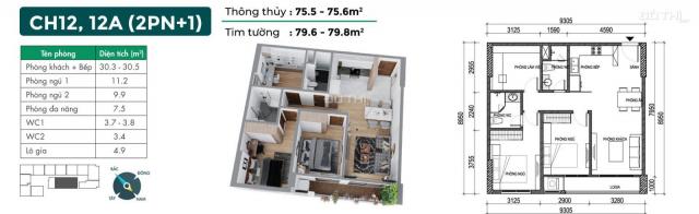 Bán căn hộ chung cư tại Long Biên, Hà Nội diện tích 105m2 giá thỏa thuận