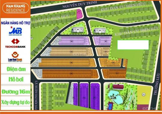 Bán lô góc 2 mặt tiền KDC Nam Khang đường Nguyễn Duy Trinh, P. Long Trường. Diện tích 133m2 đẹp