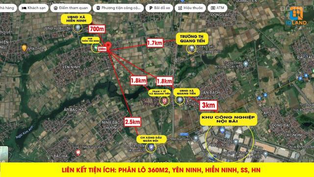 Chỉ với 6.7tr/m2 sở hữu ngay 120m2 đường 3m tại Yên Ninh Hiền Ninh