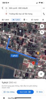 Bán đất Tân Hưng - Vĩnh Bảo - HP. Giá chỉ 390 triệu/lô, sổ đỏ đất ở 100%